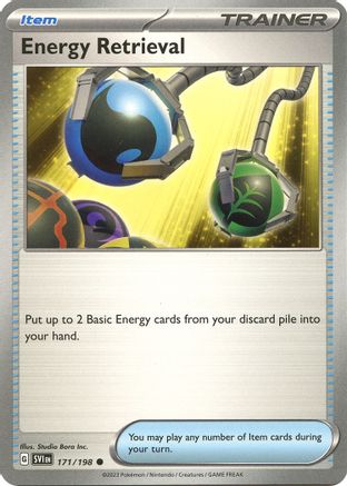 Energy Retrieval 171/198 Scarlet & Violet Base Set