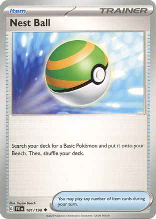 Nest Ball 181/198 Scarlet & Violet Base Set