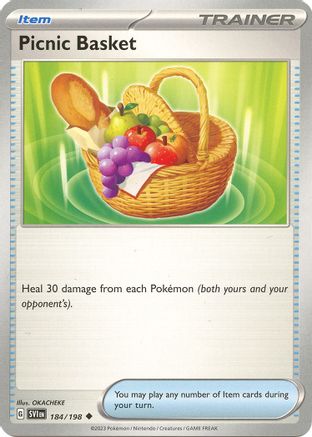 Picnic Basket 184/198 Scarlet & Violet Base Set
