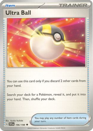 Ultra Ball 196/198 - Reverse Holofoil Scarlet & Violet Base Set