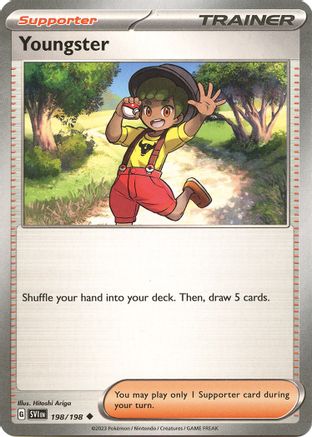 Youngster 198/198 - Reverse Holofoil Scarlet & Violet Base Set