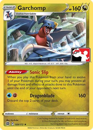 Garchomp 109  Prize Pack Series Cards