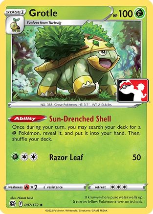 Grotle 007/172  Prize Pack Series Cards