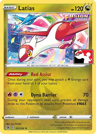 Latias 193  Prize Pack Series Cards