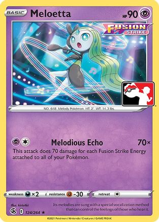 Meloetta 124  Prize Pack Series Cards