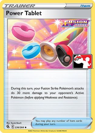 Power Tablet 236/264  - Holofoil Prize Pack Series Cards