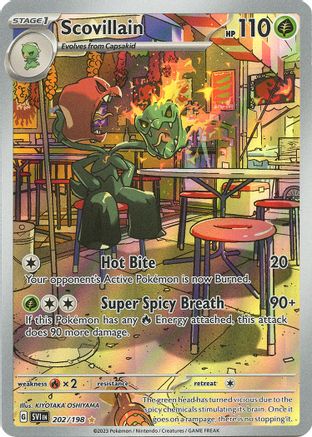 Scovillain 202/198  - Holofoil SV01 Scarlet & Violet Base Set