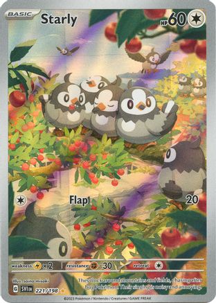 Starly 221/198  - Holofoil SV01 Scarlet & Violet Base Set