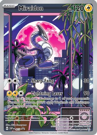Miraidon 013  - Holofoil SV Scarlet & Violet Promo Cards