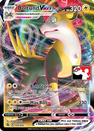 Boltund VMAX 104  - Holofoil Prize Pack Series Cards