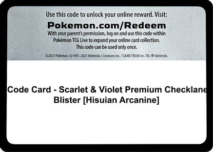 Code Card  SV01 Scarlet & Violet Base Set