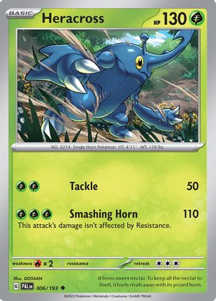 Heracross 006/193 - Reverse Holofoil Paldea Evolved