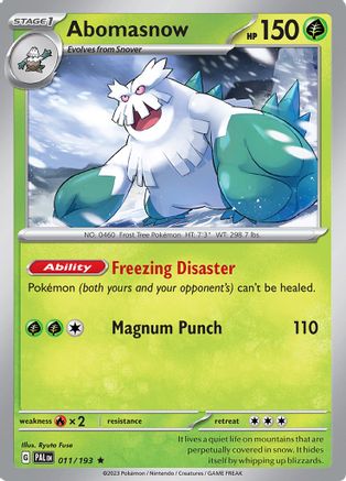 Abomasnow 011/193 - Holofoil Paldea Evolved