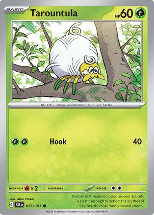 Tarountula 017/193 - Reverse Holofoil Paldea Evolved
