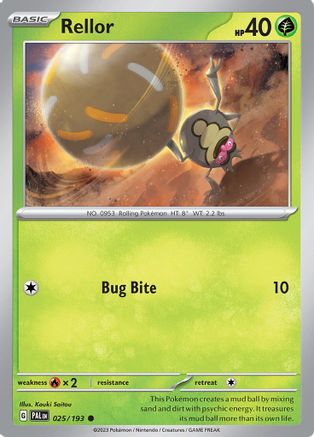 Rellor 025/193 - Reverse Holofoil Paldea Evolved