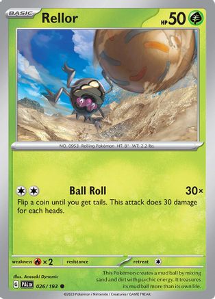 Rellor 026/193 - Reverse Holofoil Paldea Evolved