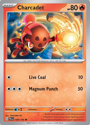 Charcadet 039/193 - Reverse Holofoil Paldea Evolved