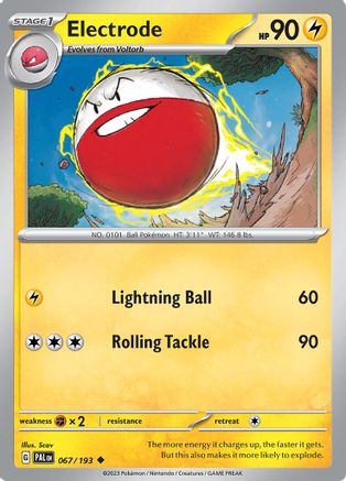 Electrode 067/193 - Reverse Holofoil Paldea Evolved