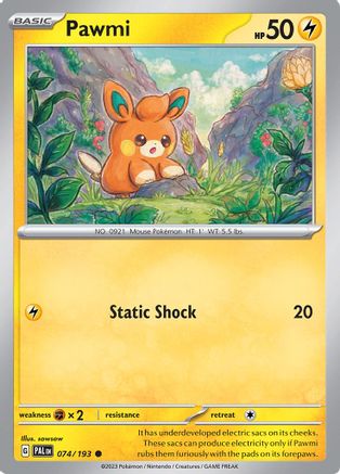 Pawmi 074/193 - Reverse Holofoil Paldea Evolved