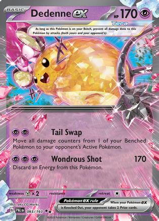 Dedenne ex 093/193 - Holofoil Paldea Evolved