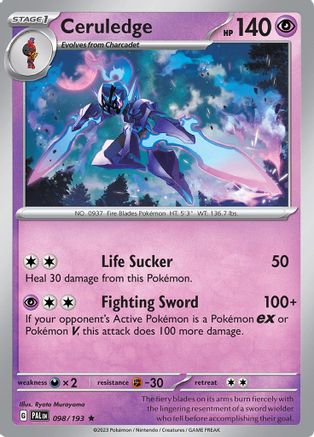 Ceruledge 098/193 - Reverse Holofoil Paldea Evolved