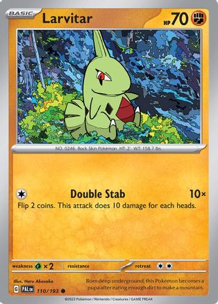 Larvitar 110/193 - Reverse Holofoil Paldea Evolved