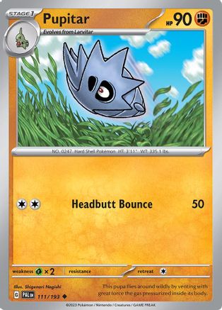 Pupitar 111/193 - Reverse Holofoil Paldea Evolved