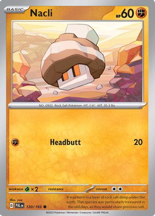 Nacli 120/193 - Reverse Holofoil Paldea Evolved