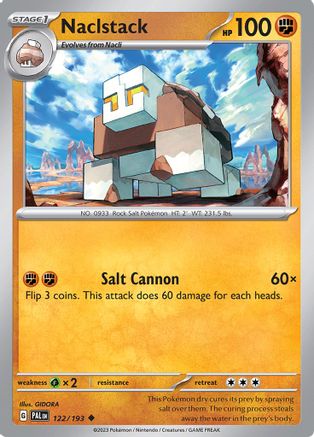 Naclstack 122/193 - Reverse Holofoil Paldea Evolved