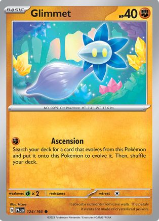 Glimmet 124/193 - Reverse Holofoil Paldea Evolved