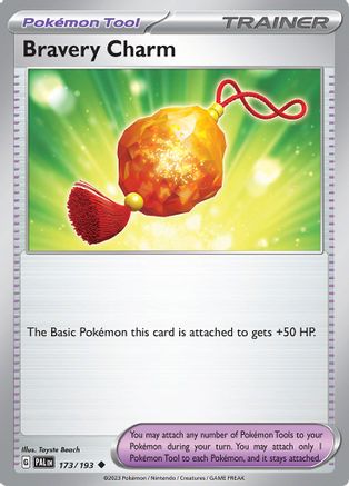 Bravery Charm 173/193 - Reverse Holofoil Paldea Evolved