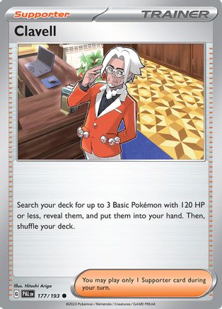 Clavell 177/193 - Reverse Holofoil Paldea Evolved
