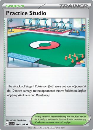Practice Studio 186/193 - Reverse Holofoil Paldea Evolved