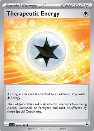 Therapeutic Energy 193/193 - Reverse Holofoil Paldea Evolved