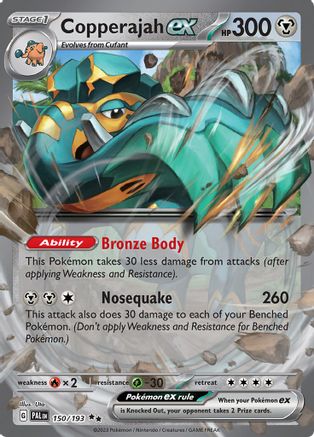 Copperajah ex 150/193 - Holofoil Paldea Evolved