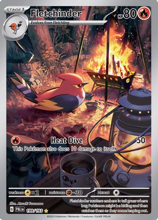 Fletchinder 199/193 - Holofoil Paldea Evolved