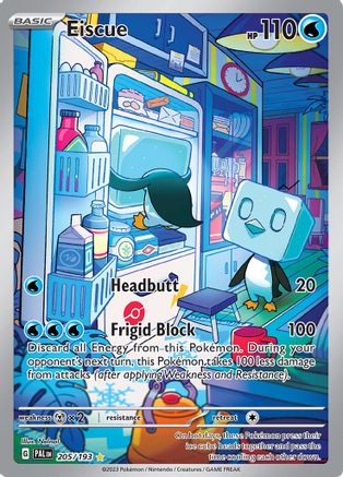 Eiscue 205/193 - Holofoil Paldea Evolved