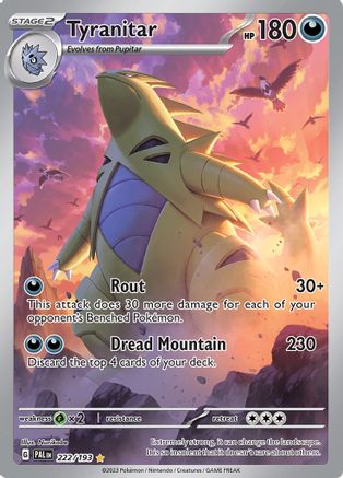Tyranitar 222/193 - Holofoil Paldea Evolved