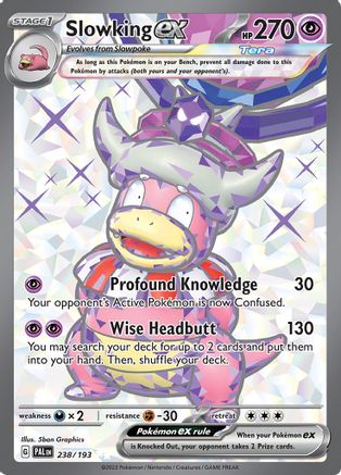 Slowking ex 238/193  - Holofoil SV02 Paldea Evolved
