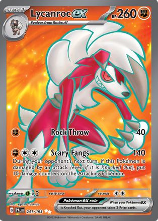Lycanroc ex 241/193 - Holofoil Paldea Evolved