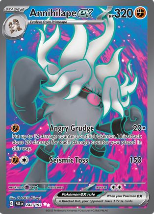 Annihilape ex 242/193 - Holofoil Paldea Evolved