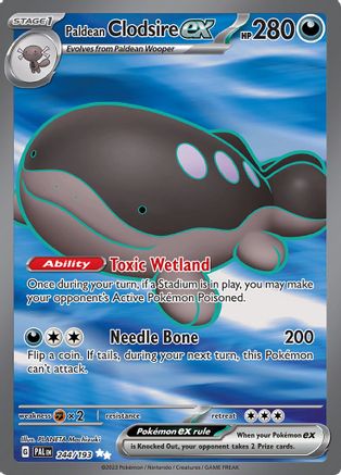 Paldean Clodsire ex 244/193 - Holofoil Paldea Evolved