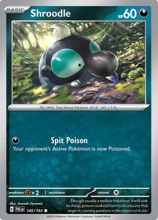 Shroodle 145/193 Paldea Evolved