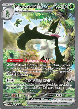 Meowscarada ex 256/193 - Holofoil Paldea Evolved