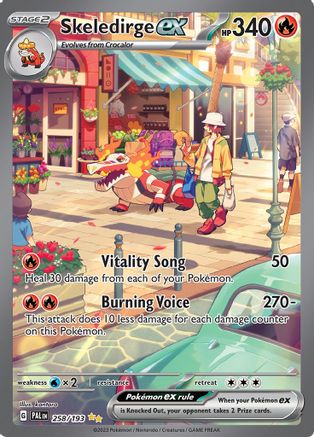 Skeledirge ex 258/193 - Holofoil Paldea Evolved