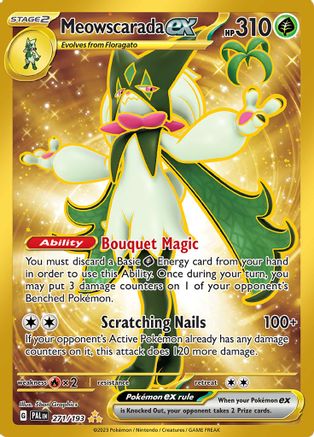 Meowscarada ex 271/193 - Holofoil Paldea Evolved