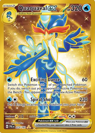 Quaquaval ex 273/193 - Holofoil Paldea Evolved