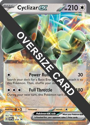 Cyclizar ex 018  - Holofoil Jumbo Cards