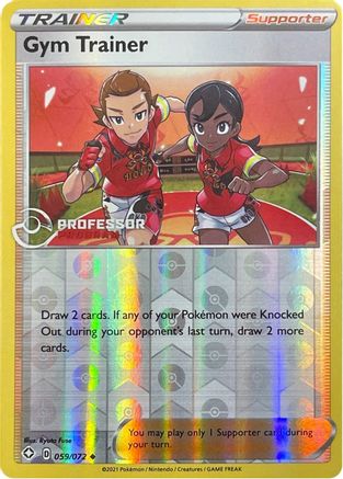 Gym Trainer (2022) 059  - Reverse Holofoil Professor Program Promos