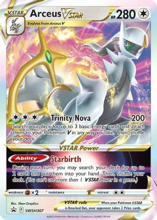 Arceus VSTAR SWSH307  - Holofoil SWSH Sword & Shield Promo Cards
